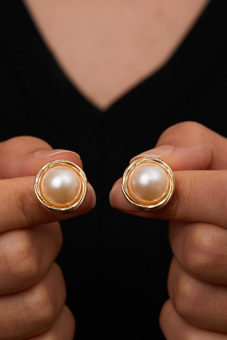 Heliophilia Silver Pendientes de Metal Dorados